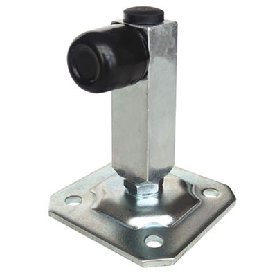 80mm Ground Install Rolling Gate Stopper Untuk Mobil Sapi Dengan Pelat Bawah Karet