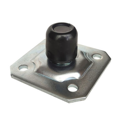 Hitam Pagar Gerbang Pintu Stopper Engsel Karet Steel Gate Stopper Metal
