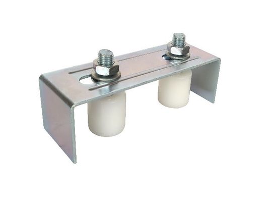 Memperbaiki Sliding Gate Bracket Kit 30x40 Nylon Guide Roller