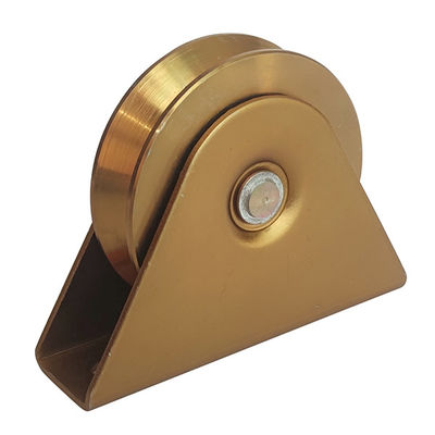 2.95 &quot;75mm braket roda gerbang geser tugas berat termasuk bantalan tunggal alur V