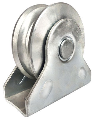 Sliding Gate Wheel Double Bearings dengan Eksterior Bracket Untuk V Track