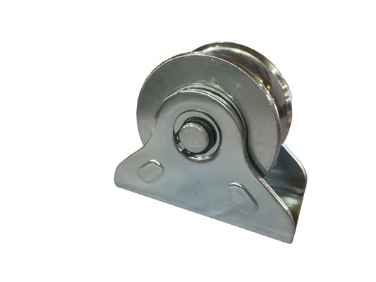 Sliding Gate Wheel Double Bearings dengan Eksterior Bracket Untuk V Track