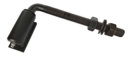 Self Closing 7 '' Steel Weld On Barrel Engsel Baja Baut Panjang Dilapisi Bubuk Hitam
