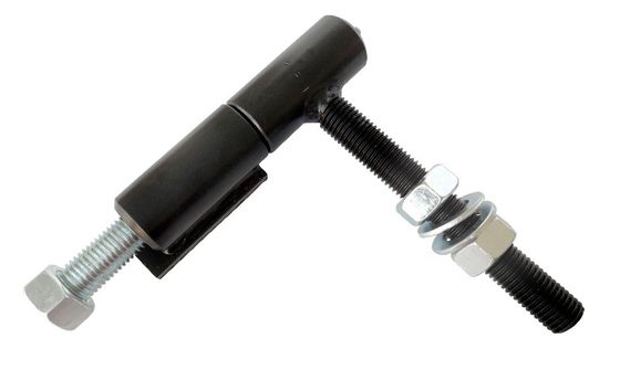 Self Closing 7 '' Steel Weld On Barrel Engsel Baja Baut Panjang Dilapisi Bubuk Hitam