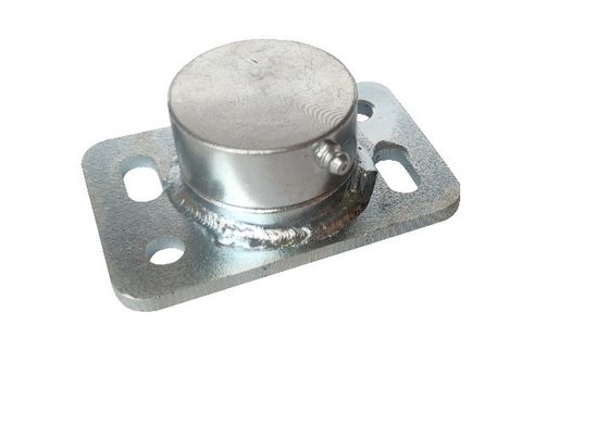 40mm pertanian bawah engsel gerbang ayun Hardware tugas berat Baja Dengan Putaran Plat Bar berputar