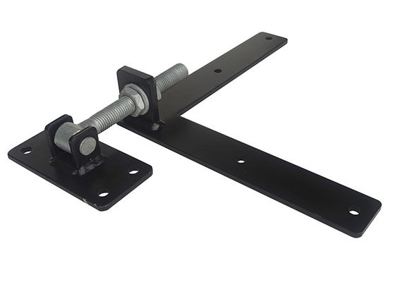 M24 300mm tugas berat engsel gerbang kayu hitam Hardware untuk gerbang kayu fitting hardware T berlapis