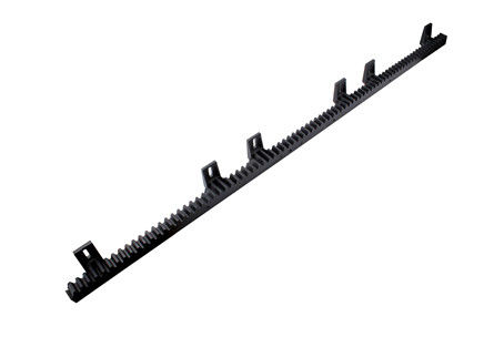 Nylon Polyamide Electric Gate Gear Rack M4 Plastik Hitam Bergigi Otomatis