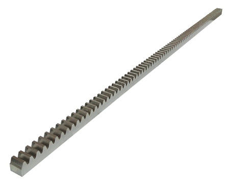 Rak Gerbang Geser Bergigi Dan Pinion Gear Panjang 1m 2m Putih Galvanis M4 M6