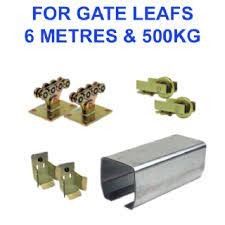 Tugas Berat Pintu Geser Kereta Logam Besi Multi Wheel Pulley Door Silver 920KG