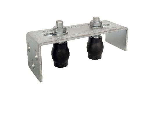 2 Rollers Nylon Guide Roller Bracket Untuk Sliding Gate