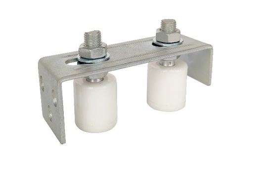 2 Rollers Nylon Guide Roller Bracket Untuk Sliding Gate