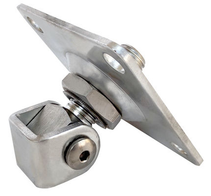 stainless steel 304 Swing Gate Welding Engsel Gerbang yang Dapat Disesuaikan dengan Plat Persegi
