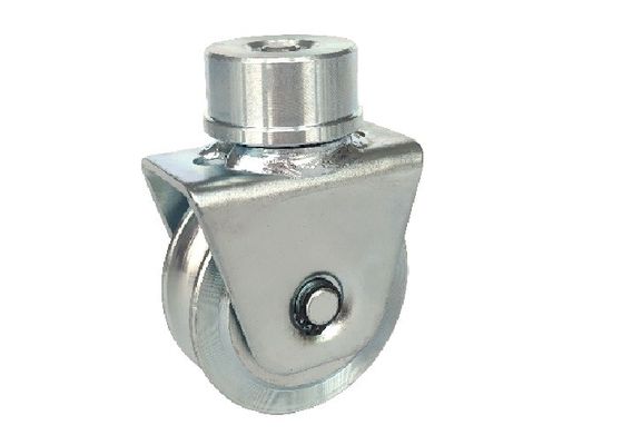 76.2mm 3 &quot;Slide Gate Wheel U Groove 360 ​​Derajat Berputar Universal Dengan Bantalan