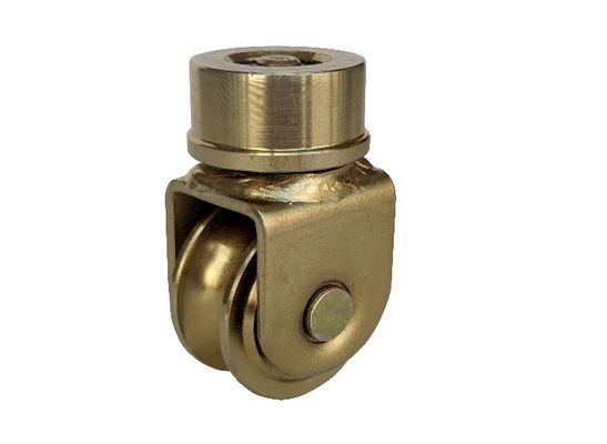 76.2mm 3 &quot;Slide Gate Wheel U Groove 360 ​​Derajat Berputar Universal Dengan Bantalan