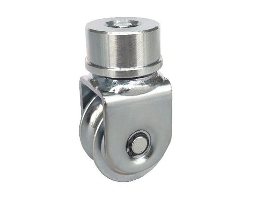 76.2mm 3 &quot;Slide Gate Wheel U Groove 360 ​​Derajat Berputar Universal Dengan Bantalan