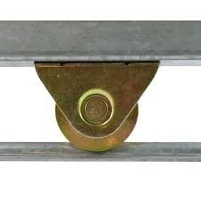 Trapesium braket pintu katrol bantalan bergulir pintu besi katrol dan aksesoris