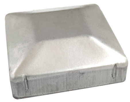 2 3/8&quot; 2 7/8&quot; 2.5&quot; Pagar Post End Cap 6x4 5x5 6x6 Baja Putih Trapesium