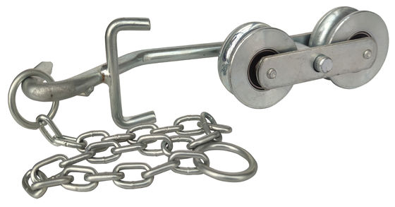 Ball Ball Bearing Banana Cableway Roller Dengan Perangkat Keras Tugas Berat Rantai