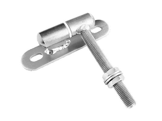 M16 Bolt On Garden Black Adjustable Gate Engsel Hardware Heavy Duty Untuk Steel Swing Gate
