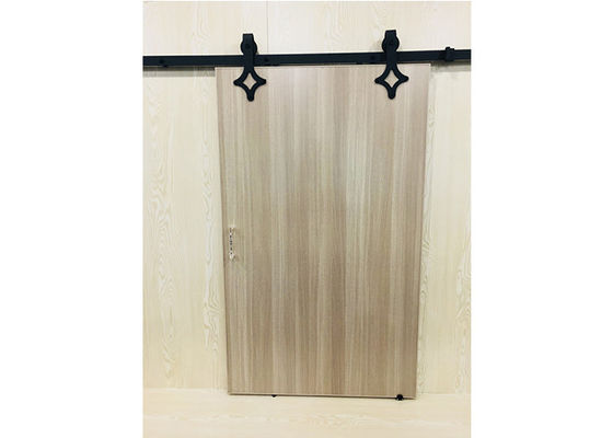 Hardware Barn Wood Sliding Single Rustic Doors Untuk Ruang Pembagi Pintu Interior