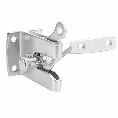 Buka Kunci Ss Stainless Steel Pintu Geser Baut Gerbang Latch L Bentuk Dapat Disesuaikan