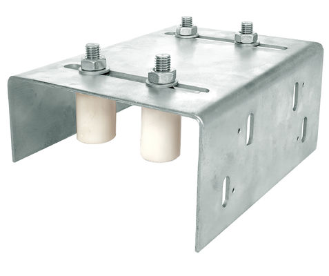 JNK Adjustable Bracket Guide Roller Dengan 1/2&quot; Bolt Dual Nylon Rollers