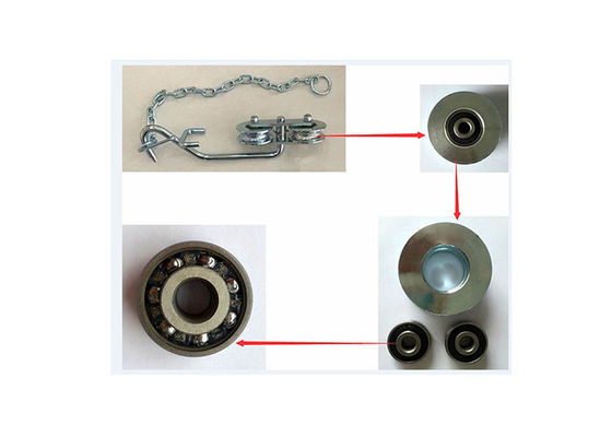 140kg Banana Cableway Roller Hanger Dengan 6201 Bearing