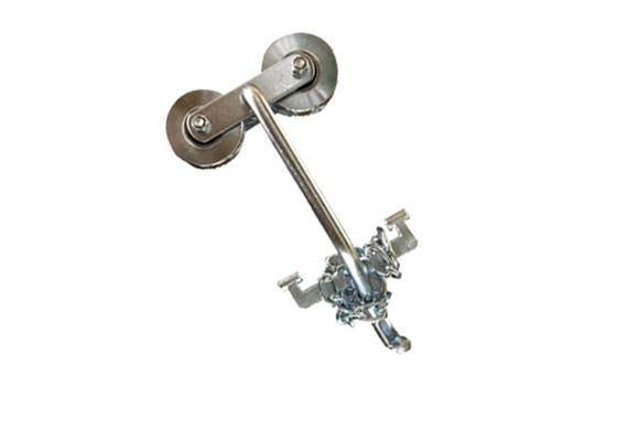 Q235 Steel Banana Trolley Roller Dengan Rantai