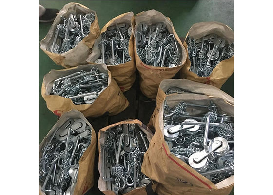 Q235 Steel Banana Trolley Roller Dengan Rantai