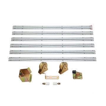 100mm Sliding Gate Wheel Track Gerbang Pembuka Pintu Geser Perangkat Keras Kit