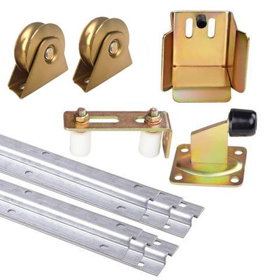 100mm Sliding Gate Wheel Track Gerbang Pembuka Pintu Geser Perangkat Keras Kit