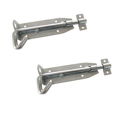 Barel Pintu Geser Baut 2 Baut Pintu Geser Aluminium Drop Bolt Lock Padbolt Outdoor