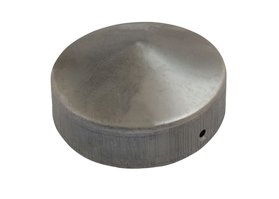 Dekoratif 90mm 6 Inch Round Fence Post Caps 2.75 &quot;Logam