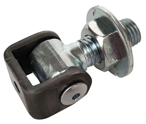 Metal Adjustable Swing Gate Engsel Hardware Heavy Duty Short Bolt Dengan Nut Round Plate