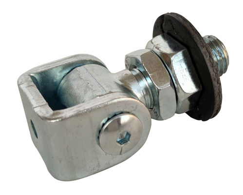 Metal Adjustable Swing Gate Engsel Hardware Heavy Duty Short Bolt Dengan Nut Round Plate