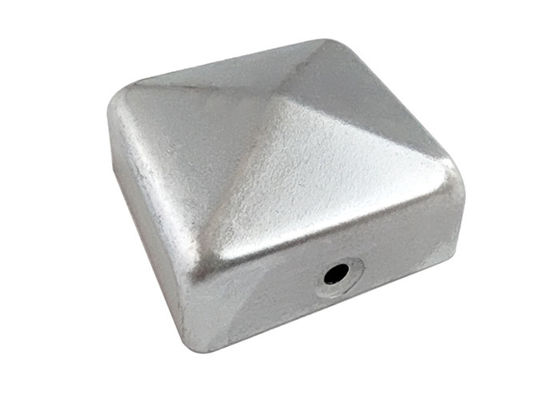 2 Inch 2.5&quot; 3 1/2&quot; Iron Pyramid Fence Post Caps 6x6 7x7 4x4 5x5 8 X 8 Dengan Lubang