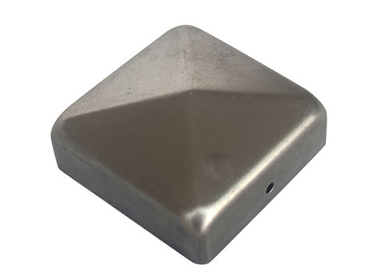 2 Inch 2.5&quot; 3 1/2&quot; Iron Pyramid Fence Post Caps 6x6 7x7 4x4 5x5 8 X 8 Dengan Lubang