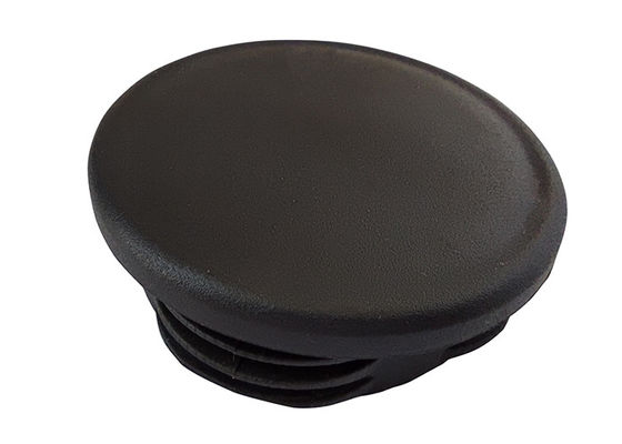 75mm 90mm 6 Inch 8 Inch Round Pagar Post Caps Plastik Hitam