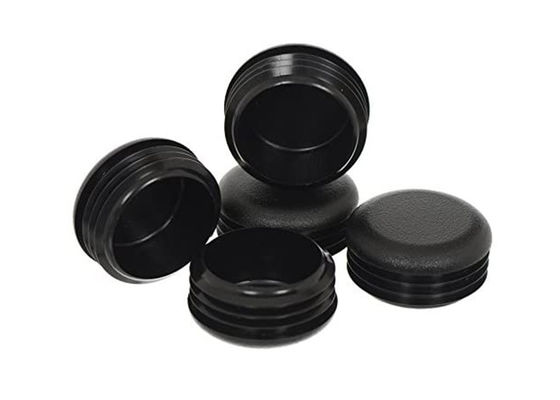 75mm 90mm 6 Inch 8 Inch Round Pagar Post Caps Plastik Hitam