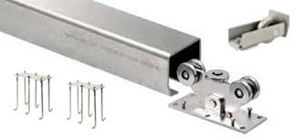 2 5 6 Roda Metal Cantilever Roller Untuk Sliding Gates 2 Inch 4 Inch 1200kg
