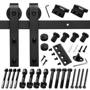 108 Inch 6.6FT 2 Meters Barn Gate Hardware Pintu Gudang Geser Antik Hardware Kuningan Perunggu