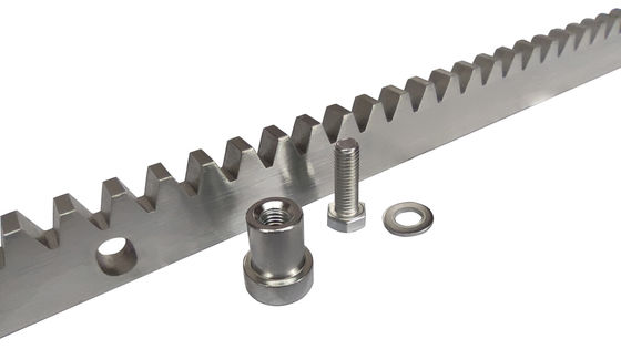 Nylon Polyamide Electric Gate Gear Rack M4 Plastik Hitam Bergigi Otomatis
