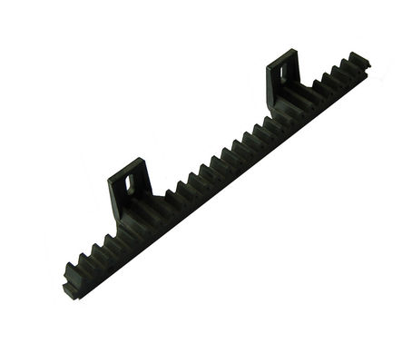 Rak Batang Baja Dan Pembuka Gerbang Geser Pinion 34cm 2 Lugs Black Nylon M4 Built In
