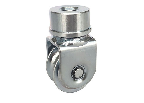 1320Lbs U groove v type sliding gate roller steel wheel dan track 360 derajat 60mm 80mm