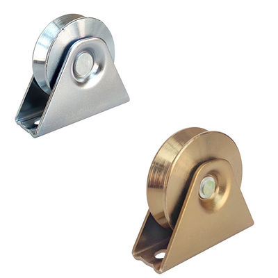 Rolling Sliding Gate Track Wheels Untuk Sliding Chain Link Fence Gear V Groove