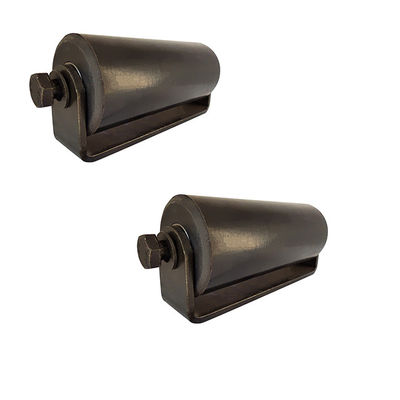 12 &quot;6 Inch Side Nylon Plastic Guide Rollers Dengan Bracket Untuk Sliding Rolling Gate Hardware