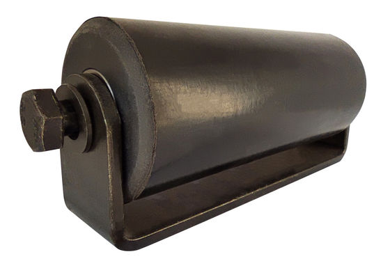12 &quot;6 Inch Side Nylon Plastic Guide Rollers Dengan Bracket Untuk Sliding Rolling Gate Hardware