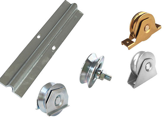 Heavy Duty Telescopic Iron 5m Sliding Gate Track Hardware U Groove Jnk Hardware Kit