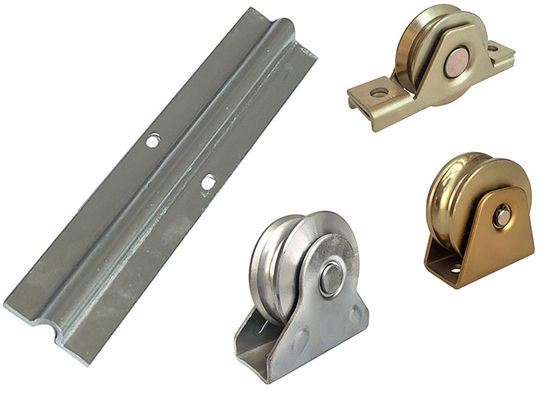 Heavy Duty Telescopic Iron 5m Sliding Gate Track Hardware U Groove Jnk Hardware Kit