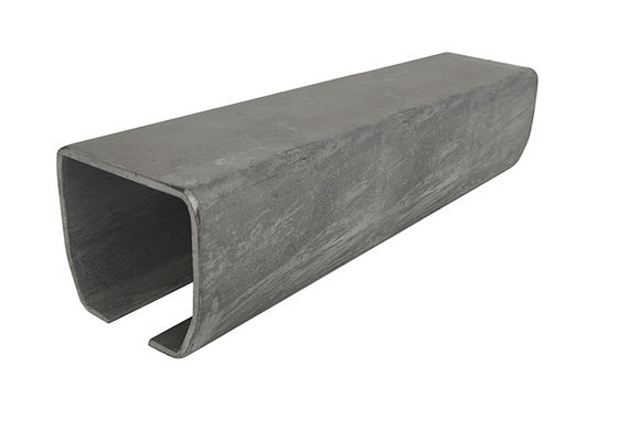 U Groove Steel Track Bawah Kantilever Sistem Gerbang 5 Roda